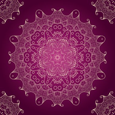 Dekoratif yuvarlak dantel modeli