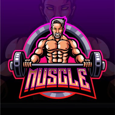 Kas esport logosu maskotu tasarımı