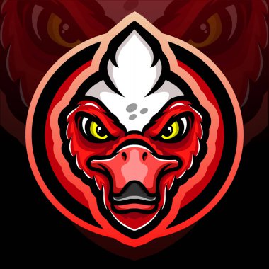 Ördek kafası esport logosu tasarımı