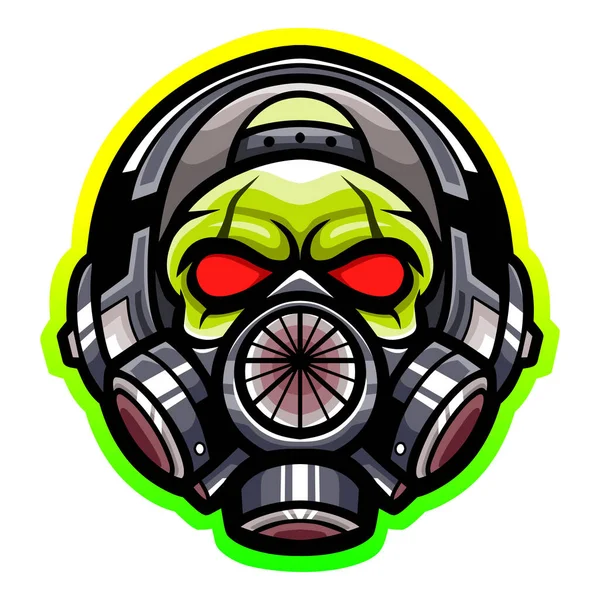 Toxic Esport Logo Mascot Design — Archivo Imágenes Vectoriales