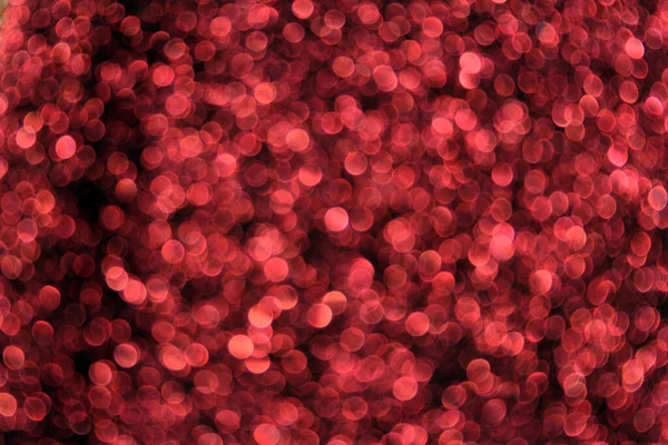 Abstrakcyjne Niewyraźne Światła Red Bokeh Tle — Zdjęcie stockowe