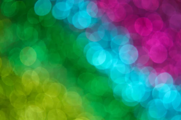 Blur Background Colorful Bokeh Rainbow Colors — Stock Photo, Image