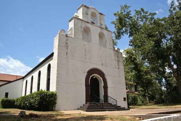 Liten Katolsk Kyrka Crockett Texas — Stockfoto