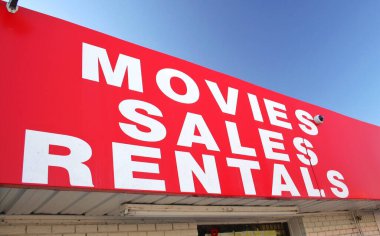 Markette Film Kiralama Tabelası