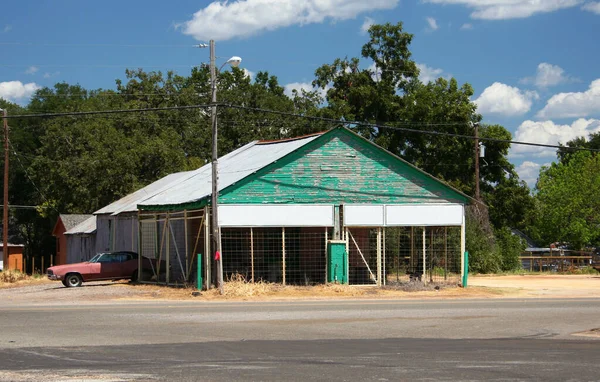 Historic Buildings Rural Small Texas Town Grapeland — Stock Photo, Image