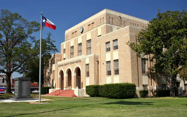 Upshur Megyei Bíróság Épület Gilmer Texas — Stock Fotó