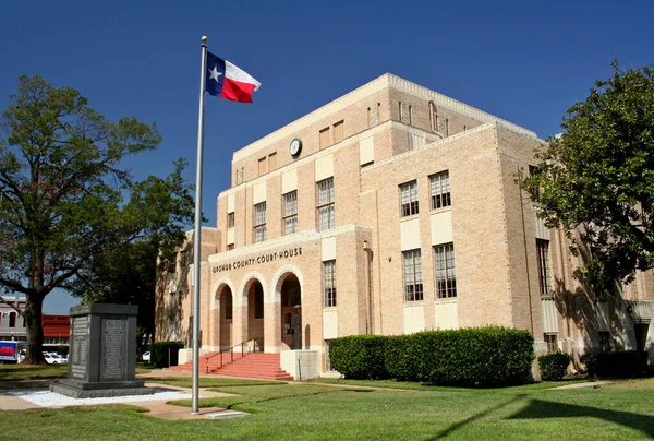 Palazzo Giustizia Della Contea Upshur Gilmer Texas — Foto Stock