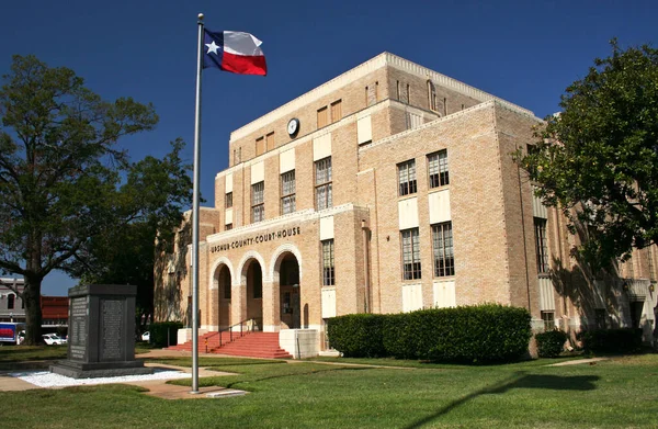 Upshur County Courthouse Building Gilmer Texas — 스톡 사진