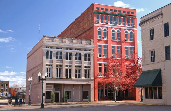 Historyczne Centrum Miasta Shreveport Historyczne Downtownt Atea — Zdjęcie stockowe