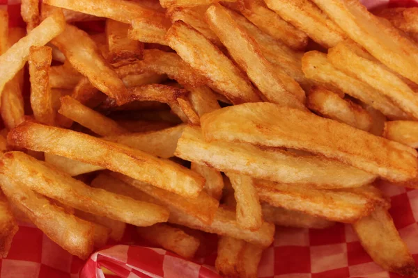 French Fried Potatoes Retro Cafe — Stock Photo, Image