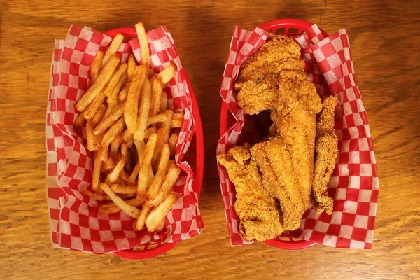 Fried Catfish Fillets Rural Cafe — Photo