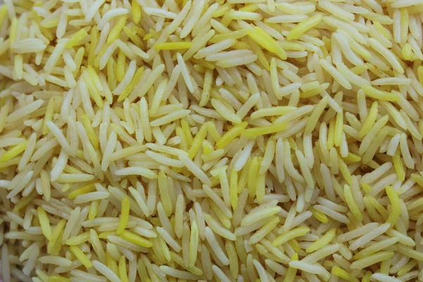 Szafran Długoziarnisty Basmati Rice — Zdjęcie stockowe