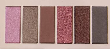 Parlak Renkli Kozmetik Boya Paletleri