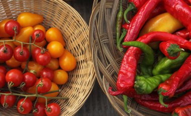 Organik Yaz Sebze Hasadı Açık Masa 'da