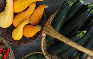 Organik Yaz Sebze Hasadı Açık Masa 'da