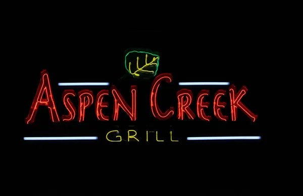 Tyler November 2018 Aspen Creek Grill Casual Dining Restaurant Located — Stock Photo, Image