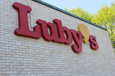 Tyler, TX - 26 Mart 2019: Luby Restoranı Terk Edilmiş