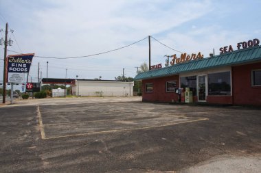 Tyler, TX: Terk Edilmiş Restoran Fuller 's Fine Foods Tyler, TX' de eski bir yerel restoran