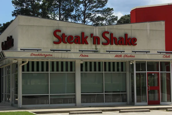 Tyler Mai 2019 Restaurant Abandonné Steak Shake Situé Sur Boulevard — Photo