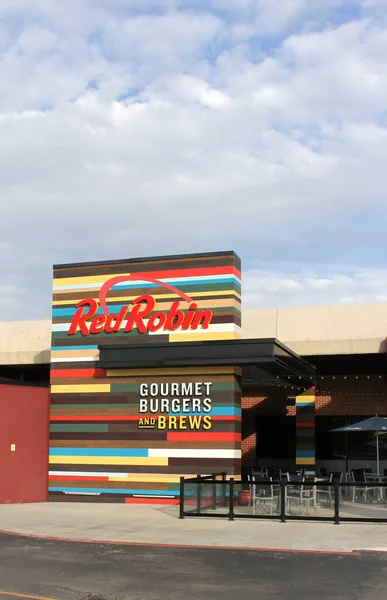 Wichita Falls Février 2019 Restaurant Red Robin Situé Dans Centre — Photo