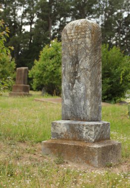 Bullard Teksas 'taki Yeni Umut Mezarlığındaki Tarihi Mezar Taşları