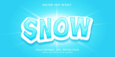 Kar metin biçimi efekti düzenlenebilir