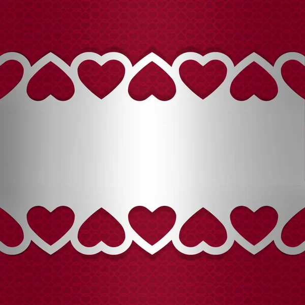 Love Hearts Valentine Day Background Paper Cut Style — Stock Photo, Image