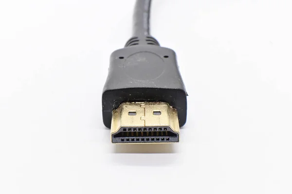 Hdmi Cable Isolated White Background — Stock Photo, Image