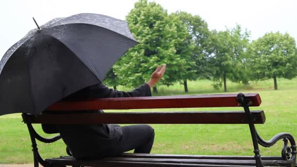 A chuva acabou. — Vídeo de Stock