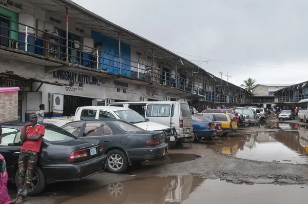 Monrovia, çoğu insan için hayat bu — Stok fotoğraf