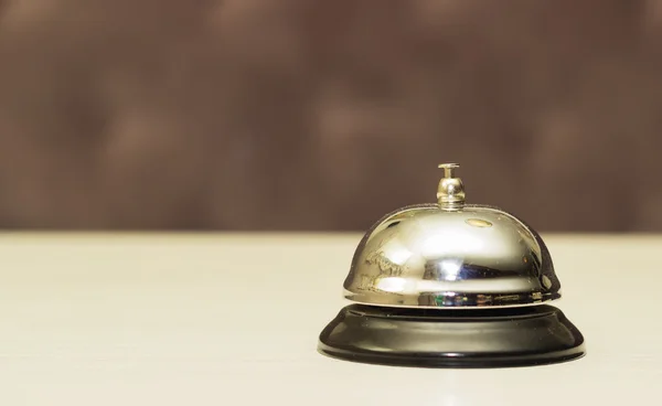 Service bell on reception — Stock Photo, Image