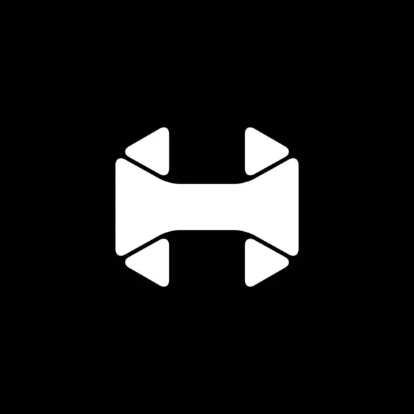 Yaratıcı Harf Logo Tasarım Ilham Vektörü Şablonu — Stok Vektör