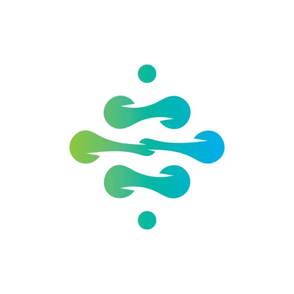 Mejor Tecnología Logotipo Diseño Template Creative Abstracto Símbolo Tecnología Company — Vector de stock