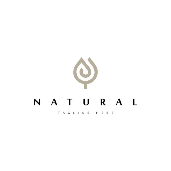 Floral Logo Design Vector Template Creative Flower Symbol Business Company — Stock Vector