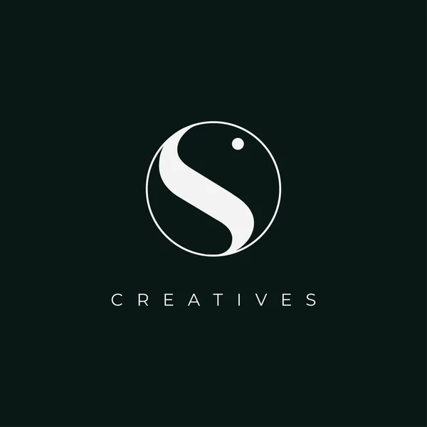 Carta Creativa Icono Logotipo Diseño Template Initial Símbolo Inspiración — Vector de stock