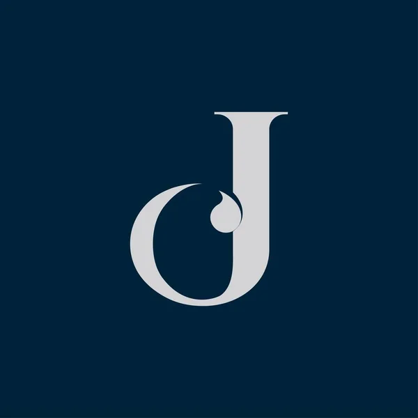 Carta Ícone Logotipo Design Template Creative Inicial Símbolo Inspiração — Vetor de Stock