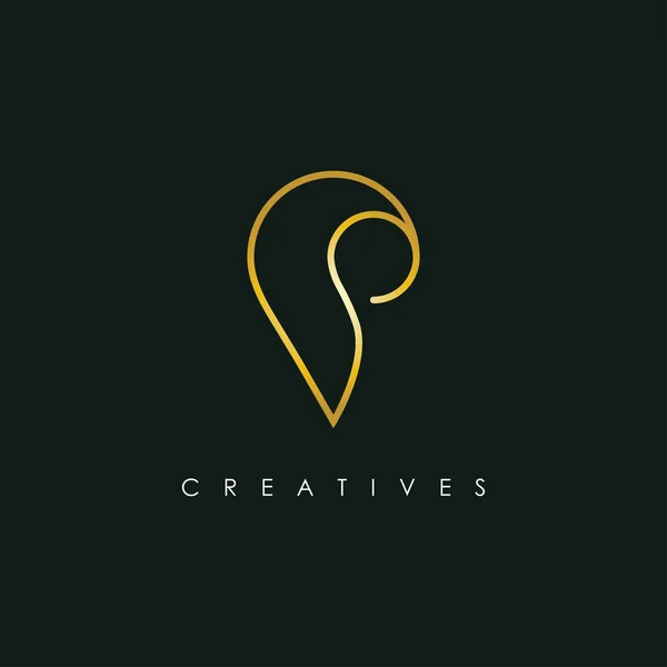 Letter Icon Logo Design Template Creative Initial Symbol — Stock Vector