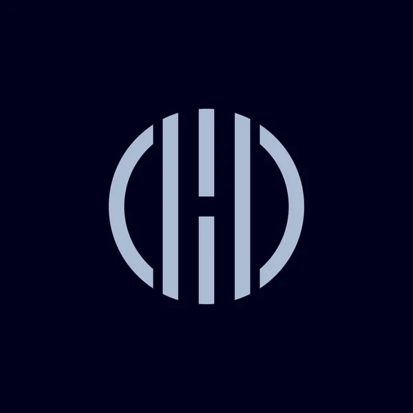 Harfi Logo Tasarım Vektör Şablonu Yaratıcı Harf Esin Kaynağı — Stok Vektör