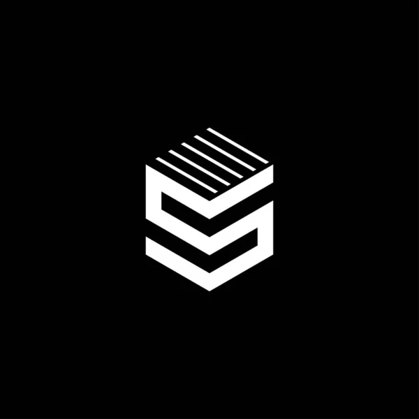 Buchstabe Logo Design Vektorvorlage Initiales Symbol — Stockvektor