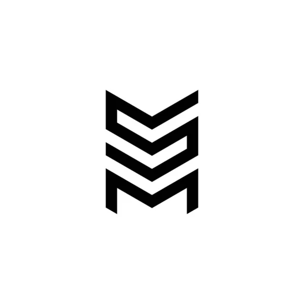 Modelo Vetor Projeto Logotipo Letra Símbolo Inicial — Vetor de Stock