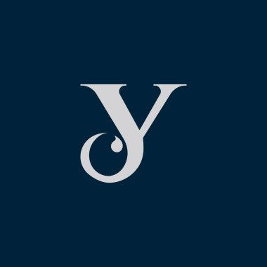 Y harfi simgesi logo tasarım şablonu. yaratıcı C.Y sembolü. YC monogramı