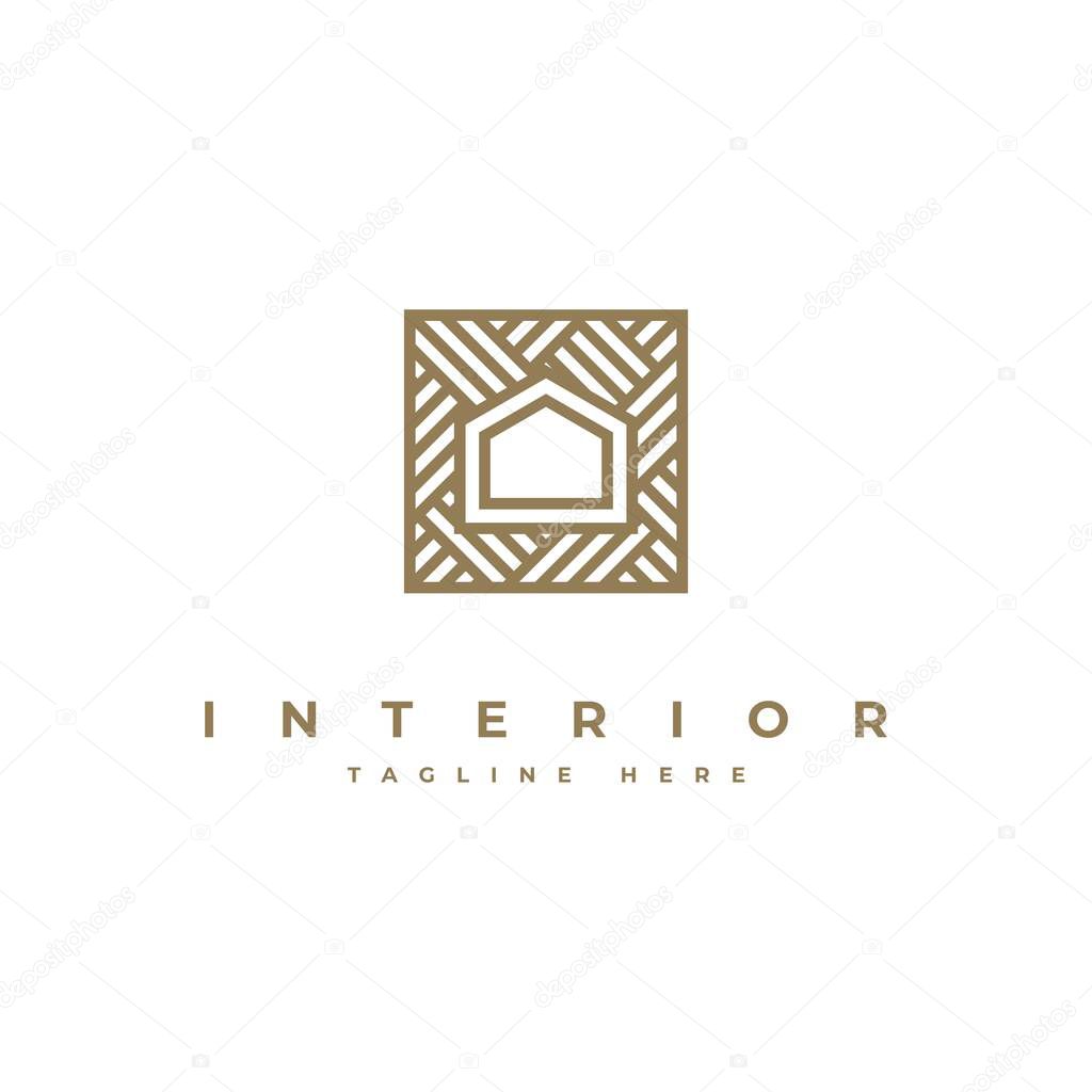 interior logo design inspiration symbol vector template