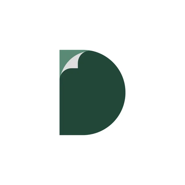 Con Plantilla Vectores Diseño Logotipo Ilustración Papel — Vector de stock