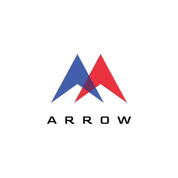 Arrow Logo Design Inspiration Vector Template — Stock Vector