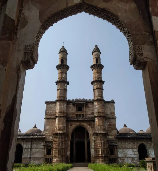 Pavagadh Şampanyası Gujarat Hindistan Dan Jami Camii — Stok fotoğraf
