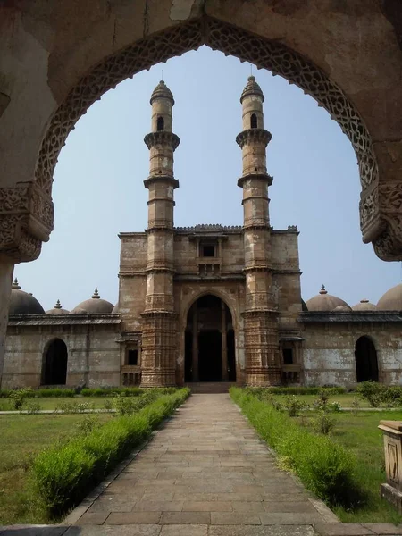 Pavagadh Şampanyalı Jami Camii Gujarat — Stok fotoğraf