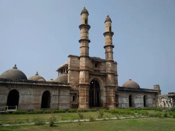 Meczet Jami Pavagadh Champaner Gujarat Indie — Zdjęcie stockowe