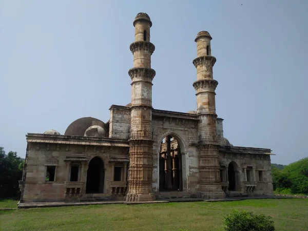 Alte Festung Und Ruinen Von Pavagadh Champaner Gujarat India — Stockfoto