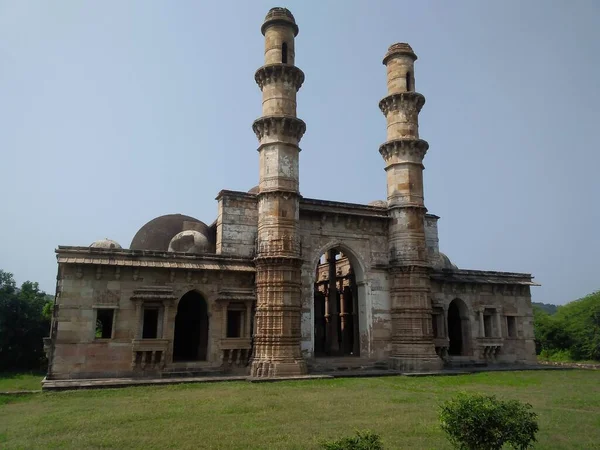 Jami Masjid Unesco Patrimônio Local Pavagadh Champaner Gujarat Índia — Fotografia de Stock