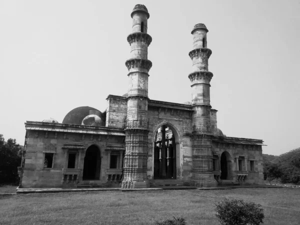 Jami Masjid Unesco Zou Erfgoed Site Van Pavagadh Champaner Gujarat — Stockfoto